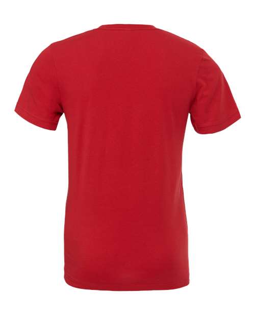 Bella+Canvas 3001 Unisex Jersey Short Sleeve Tee - Canvas Red - back