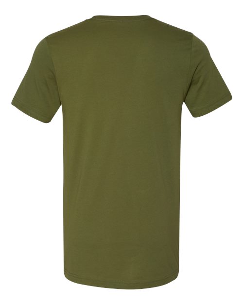 Bella+Canvas 3001 Unisex Jersey Short Sleeve Tee - Olive - back