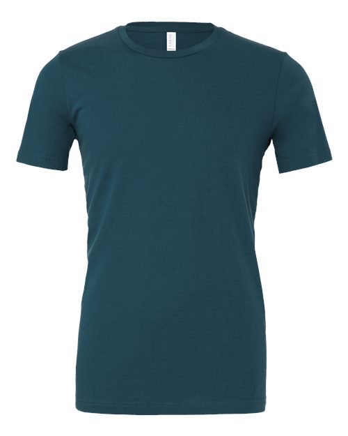 Bella+Canvas 3001 Unisex Jersey Short Sleeve Tee - Deep Teal - front