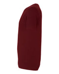 Bella+Canvas 3001 Unisex Jersey Short Sleeve Tee - Maroon - side