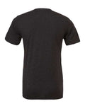 Bella+Canvas 3413 Unisex Triblend Short Sleeve Tee - Charcoal Black Triblend - back