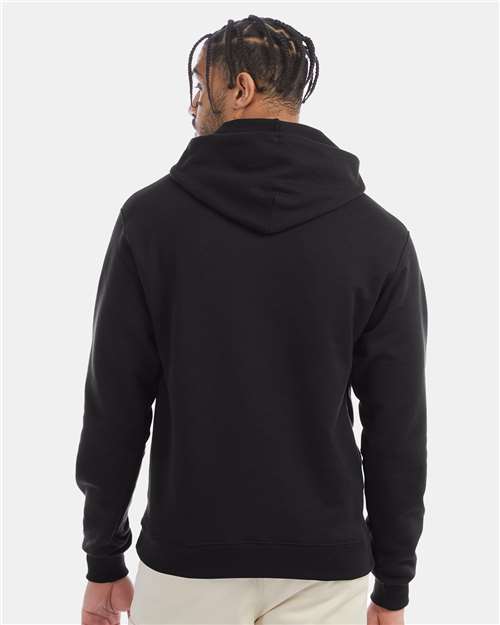 Champion S700 Powerblend Hooded Sweatshirt - Black - model back