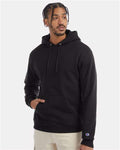 Champion S700 Powerblend Hooded Sweatshirt - Black - model front