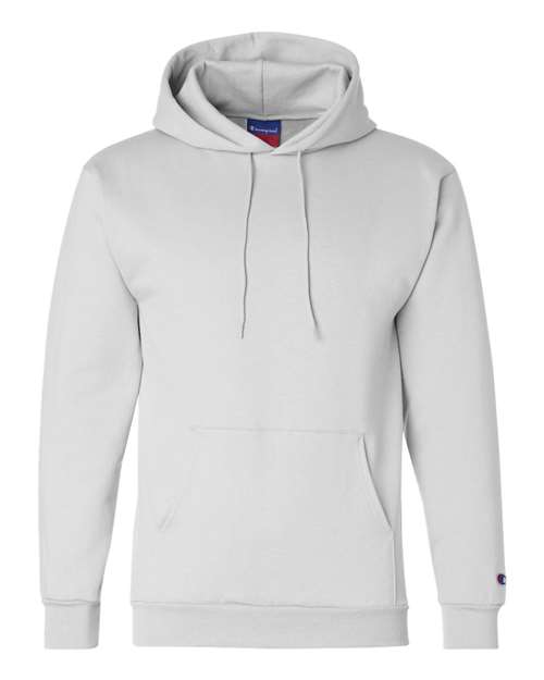 Champion S700 Powerblend Hooded Sweatshirt - White - flat front