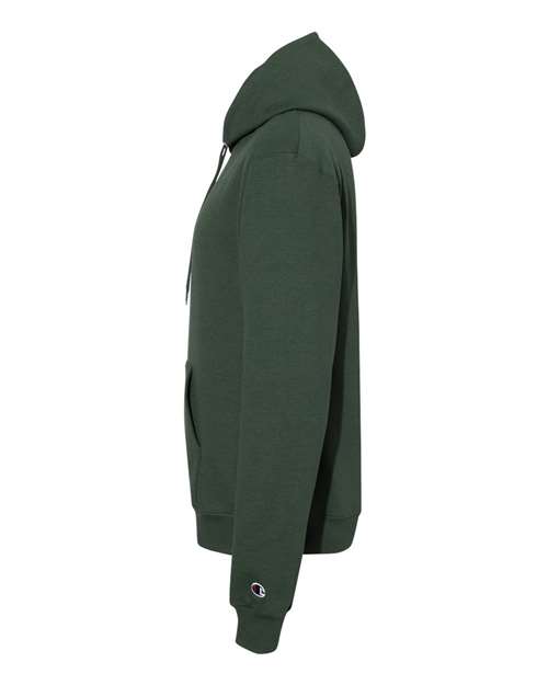 Champion S700 Powerblend Hooded Sweatshirt - Dark Green - side