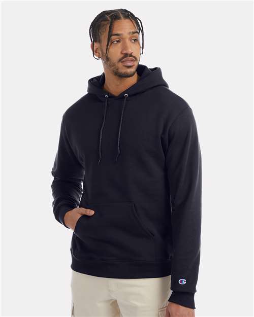 Champion S700 Powerblend Hooded Sweatshirt - Navy - model front