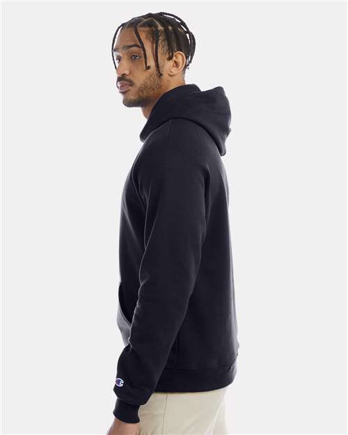 Champion S700 Powerblend Hooded Sweatshirt - Navy - model side