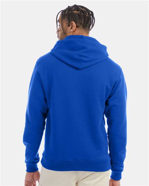 Champion S700 Powerblend Hooded Sweatshirt - Royal Blue - model back
