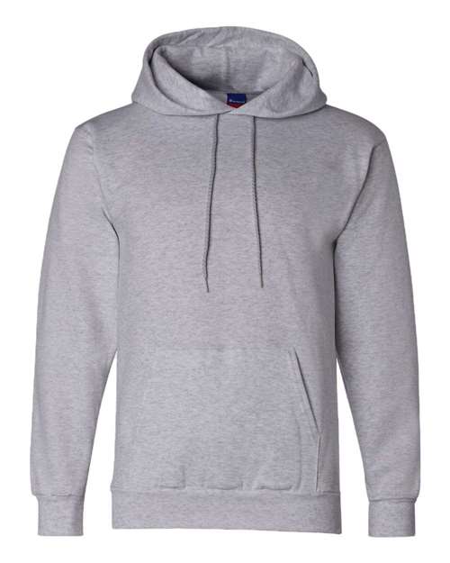 Champion S700 Powerblend Hooded Sweatshirt - Light Steel - flat front