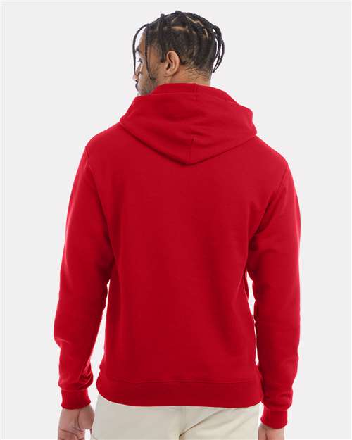 Champion S700 Powerblend Hooded Sweatshirt - Scarlet - model back