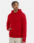 Champion S700 Powerblend Hooded Sweatshirt - Scarlet - model front