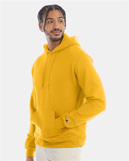 Champion S700 Powerblend Hooded Sweatshirt - Gold - model side