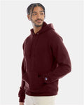 Champion S700 Powerblend Hooded Sweatshirt - Maroon - model side