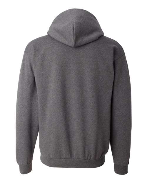 Champion S700 Powerblend Hooded Sweatshirt - Charcoal Heather - back