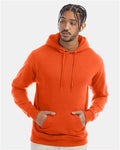 Champion S700 Powerblend Hooded Sweatshirt - Orange - model front