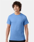 Champion T425 Unisex Classic T-Shirt - Light Blue - model front