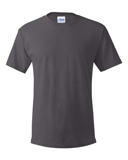 Hanes 5280 Essential-T T-Shirt - Smoke Grey - flat front