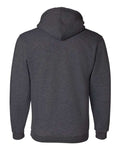 Bayside 960 Unisex USA-Made Hooded Sweatshirt - Charcoal Heather - back