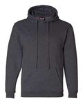 Bayside 960 Unisex USA-Made Hooded Sweatshirt - Charcoal Heather - front