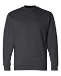 Bayside 1102 Unisex USA-Made Crewneck Sweatshirt - Charcoal Heather - front