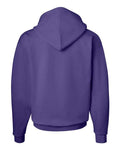 Hanes P170 EcoSmart Hooded Sweatshirt - Purple - back