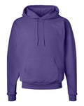 Hanes P170 EcoSmart Hooded Sweatshirt - Purple - flat front