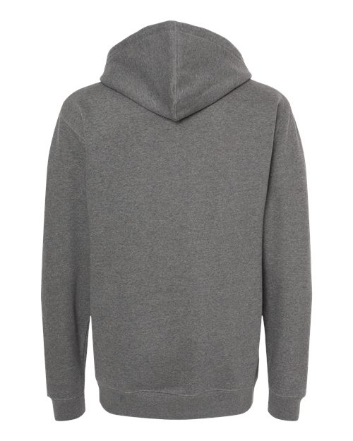 Independent Trading Co. IND4000 Heavyweight Hooded Sweatshirt - Gunmetal Heather - back