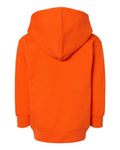 Rabbit Skins 3326 Toddler Pullover Fleece Hoodie - Orange - back