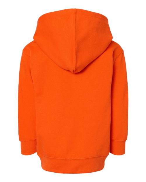Rabbit Skins 3326 Toddler Pullover Fleece Hoodie - Orange - back