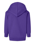 Rabbit Skins 3326 Toddler Pullover Fleece Hoodie - Purple - back