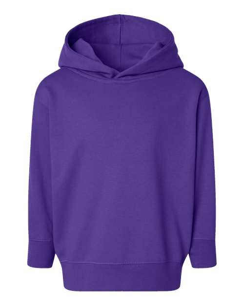Rabbit Skins 3326 Toddler Pullover Fleece Hoodie - Purple - front