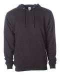 Independent Trading Co. SS4500 Midweight Hooded Sweatshirt - Black - flat front