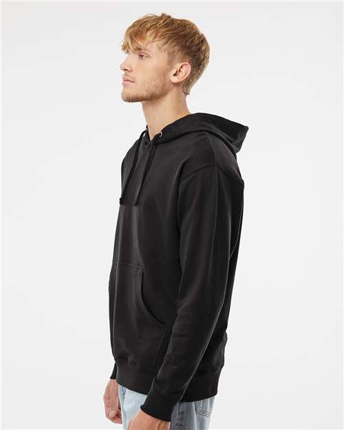Independent Trading Co. SS4500 Midweight Hooded Sweatshirt - Black - model side
