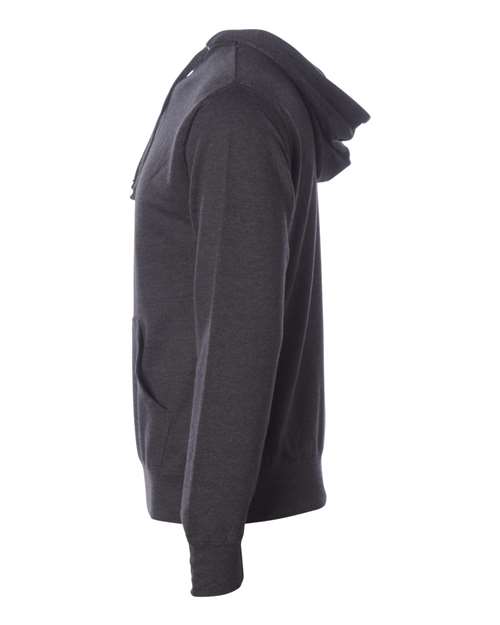 Independent Trading Co. SS4500 Midweight Hooded Sweatshirt - Charcoal Heather - side
