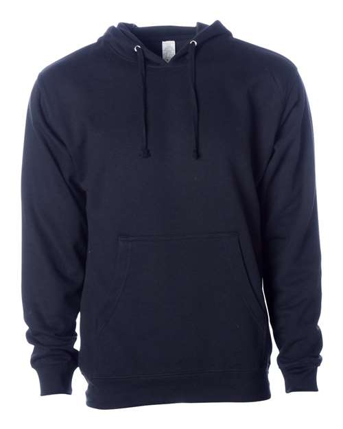 Independent Trading Co. SS4500 Midweight Hooded Sweatshirt - Classic Navy - flat front