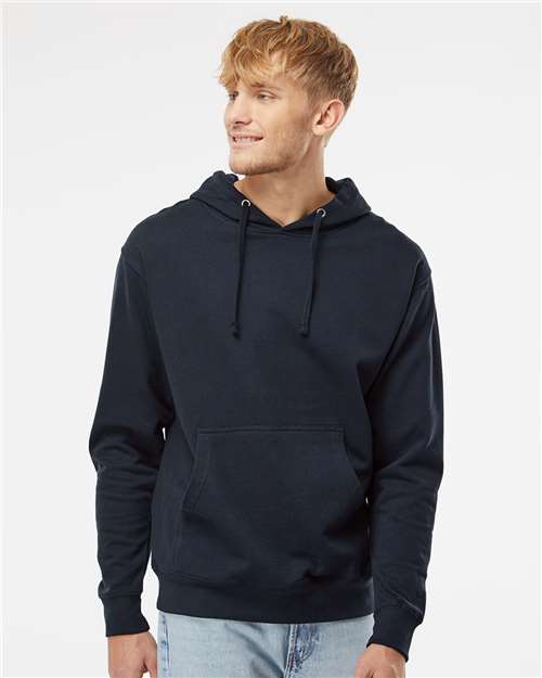 Independent Trading Co. SS4500 Midweight Hooded Sweatshirt - Classic Navy - model front