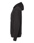 Independent Trading Co. SS4500Z Midweight Full-Zip Hooded Sweatshirt - Charcoal Heather - side