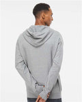 Independent Trading Co. SS4500Z Midweight Full-Zip Hooded Sweatshirt - Grey Heather - model back