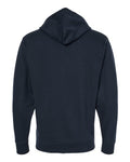 Independent Trading Co. SS4500Z Midweight Full-Zip Hooded Sweatshirt - Navy - back