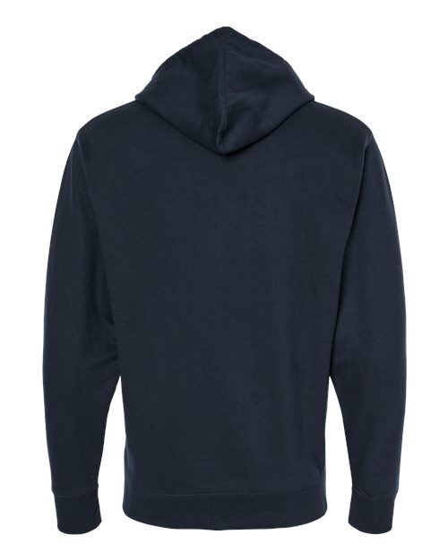 Independent Trading Co. SS4500Z Midweight Full-Zip Hooded Sweatshirt - Navy - back