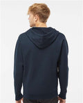 Independent Trading Co. SS4500Z Midweight Full-Zip Hooded Sweatshirt - Navy - model back