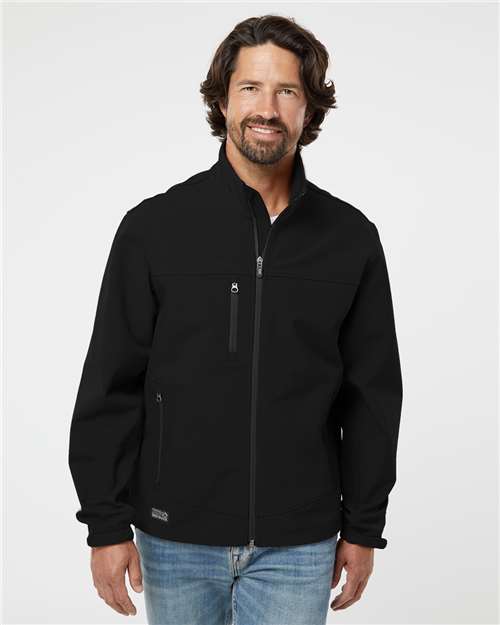 DRI DUCK 5350 Men's Motion Soft Shell Jacket - Black - model front