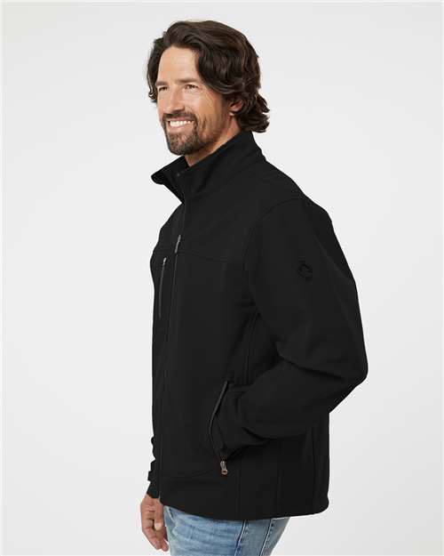 DRI DUCK 5350 Men's Motion Soft Shell Jacket - Black - model side