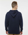 J. America 8830 Men's Sport Lace Hooded Sweatshirt - Navy - model back