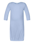 Rabbit Skins 4406 Infant Baby Rib Layette - Light Blue - front