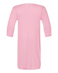 Rabbit Skins 4406 Infant Baby Rib Layette - Pink - back