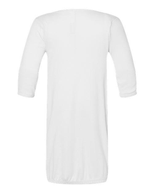 Rabbit Skins 4406 Infant Baby Rib Layette - White - back