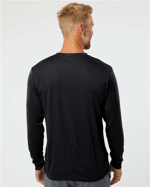 Augusta Sportswear 788 Unisex Nexgen Performance Long Sleeve T-Shirt - Black - model back