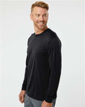 Augusta Sportswear 788 Unisex Nexgen Performance Long Sleeve T-Shirt - Black - model side