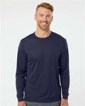 Augusta Sportswear 788 Unisex Nexgen Performance Long Sleeve T-Shirt - Navy - model front